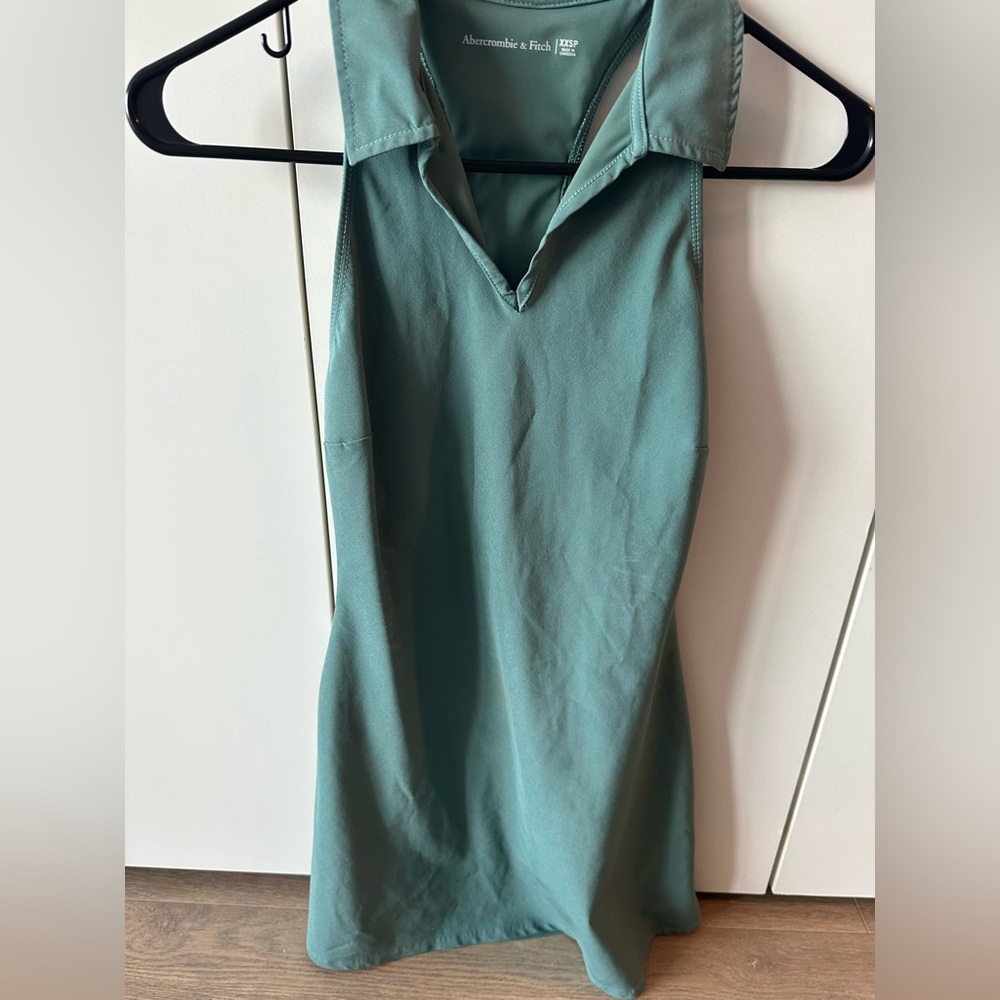 Abercrombie & Fitch Traveler Polo Mini Dress Built In Shelf Bra XXSP